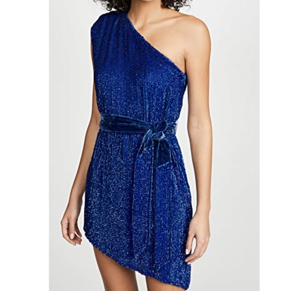 RETROFETE ELLA SEQUIN DRESS - BLUE RAINBOW